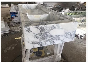 Arabescato Carrara Custom Vanity Top