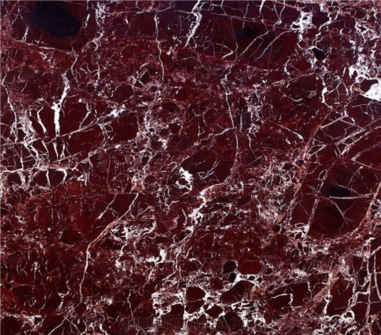 Cherry Red Marble Tiles, Slabs