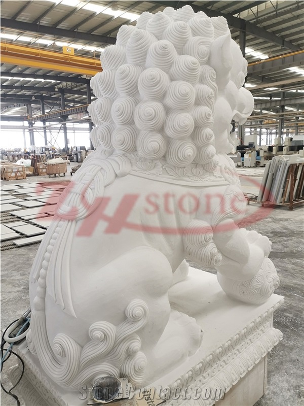 Sivec Marble Marble Lion Carving