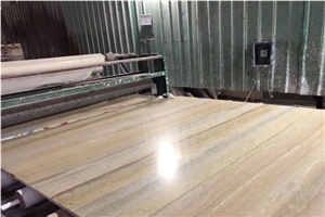 Yellow Wood Grain Marble Slabs