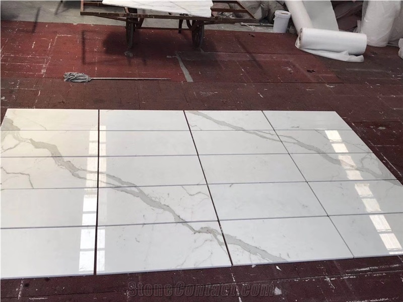 Calacatta Carrara Marble Tiles,Floor White Tiles Project Design