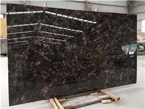 China Dark Marron Emperador Irish Brown Marble Slab,Interior Stone Floor Tiles