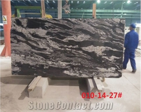 China Black Titanium Cosmic Black Granite