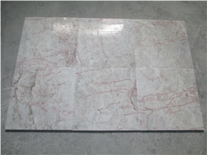 Cream Marble Tile with Green Veins Marble Slab