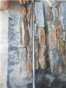 Cement Cultured Stone Rustic Stacked Stone Wall