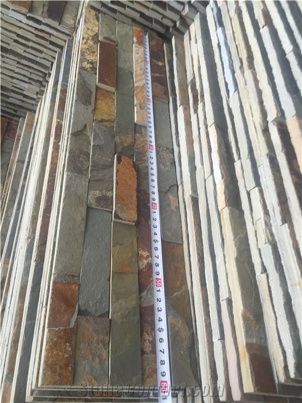 Natural Thin Veneer Rustic Slate Cladding Stone