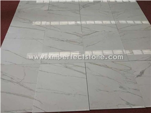 Composite Calacatta Marble Tiles Laminated Marble