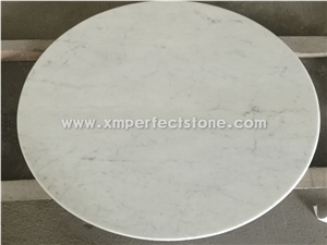 Natural White Marble Round Countertops
