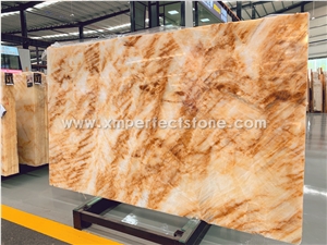 New Arrival Yellow Ice Onyx Marble for Indoor Wall