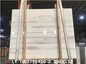 Athens White Veins Silver Marble Slab