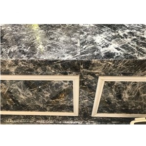 Black Galaxy Marble Slabs for Decoration