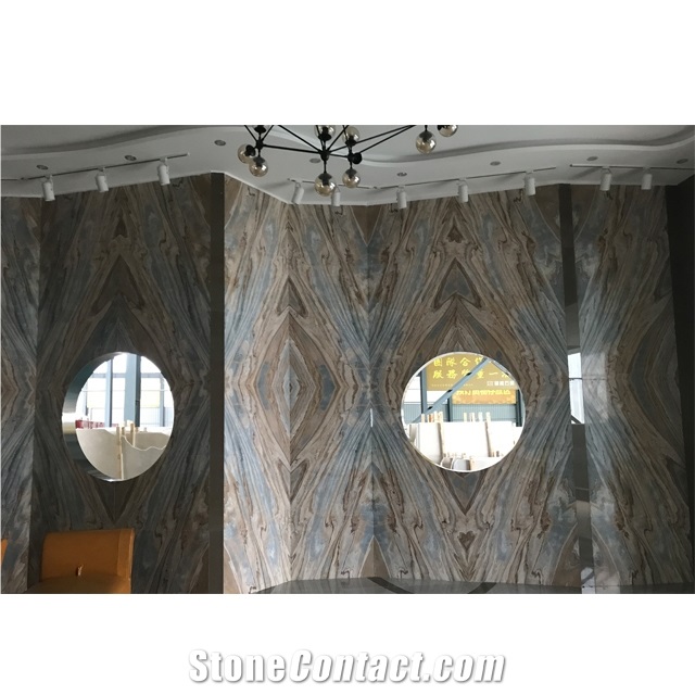 Book Match Impression Lafite Marble for Wall
