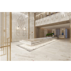 Chinese Castro White Marble for Interior Design