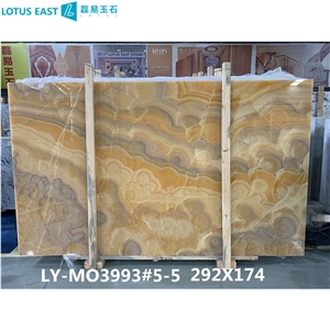 Mexico Yellow Pineapple Onyx Slabs with Good Price