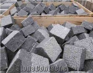 Cinza Alpendurada Granite Cobble Setts