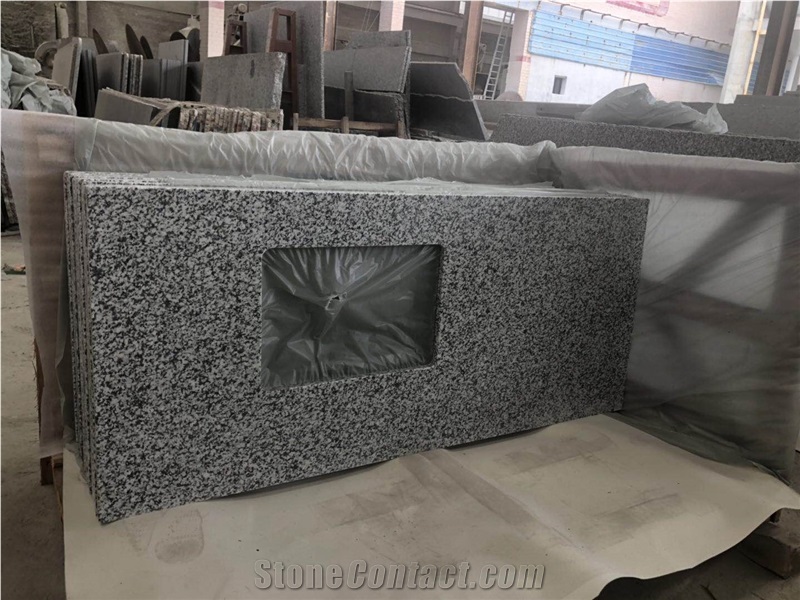 New G439 Luna Pearl Granite Kitchen Countertops