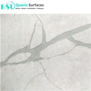 White Color Artificial Quartz Stone