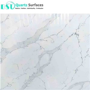 White Color Artificial Quartz Stone