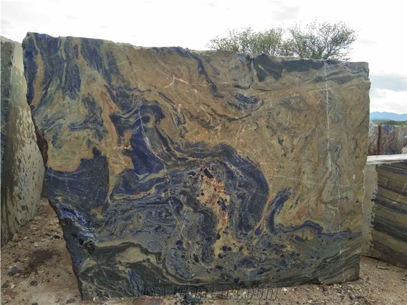 Blue Sodalite Raw Blocks Rough Mineral