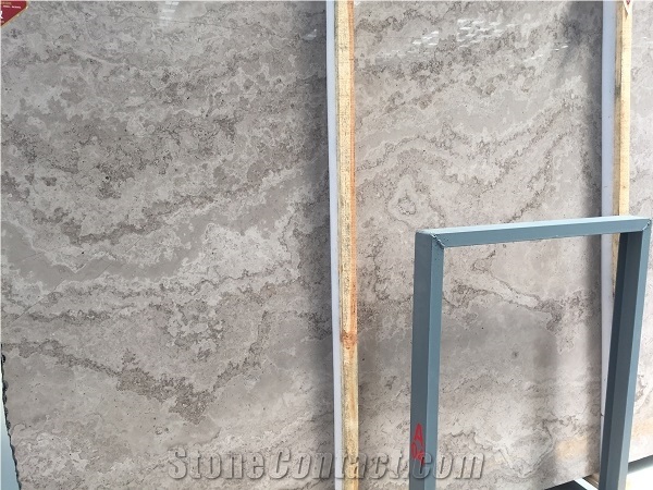Cloudy Grey Marble Floor Slabs and Wall Tiles