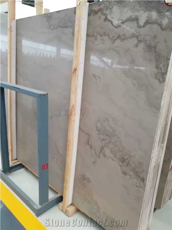Cloudy Grey Marble Tiles and Slabs Flooring