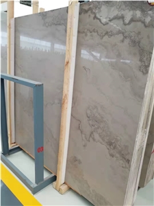 Cloudy Grey Marble Tiles and Slabs Flooring