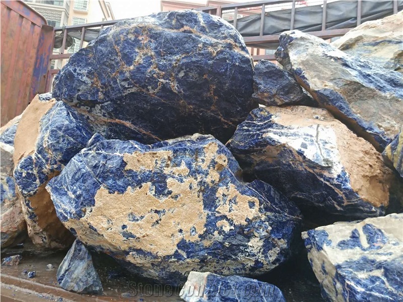 Small Blue Sodalite Raw Rough Block