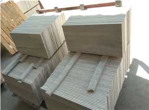 Wooden White Marble Wall Covering Tiles