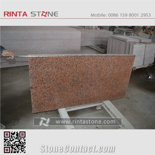 G562 Granite Maple Red Rinta Orange Slabs