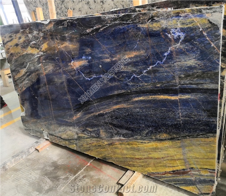 Kitchen Countertop Bahia Sodalite Blue Granite