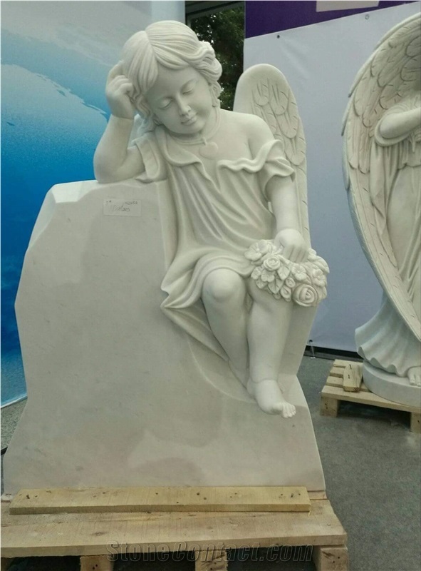 Angel Statue Angel Sculpture White Marble Statue