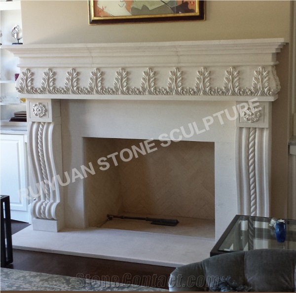 White Marble Fireplace Remodelings,Fireplace Mantel