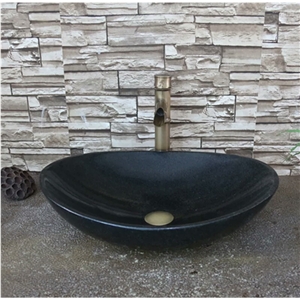 Absolute Black Granite Veese Sink,Stone Basins