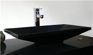Absoulte Black Granite Sinks,Black Bathroom Sinks