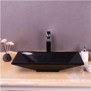 Absoulte Black Granite Sinks,Black Bathroom Sinks