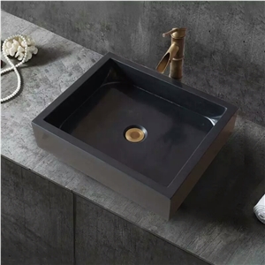 Shanxi Black Granite Sinks, China Black Wash Basin