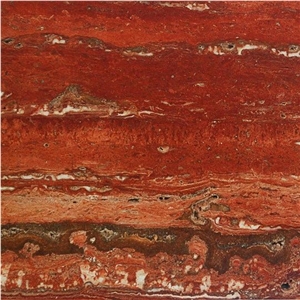 Iran Red Travertine Red Stone Tiles&Slabs