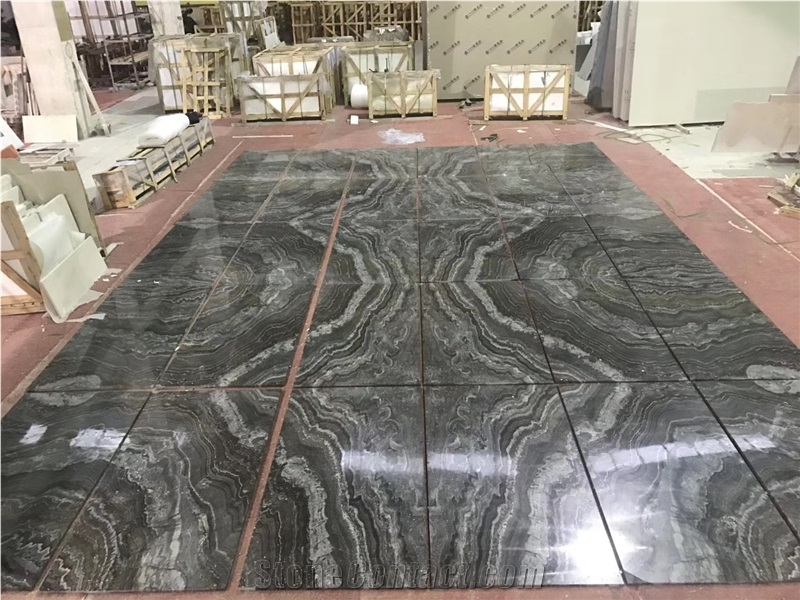 Oceanic Grey Marble Slabs & Tiles Patterns