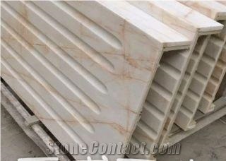 Red Line White Marble