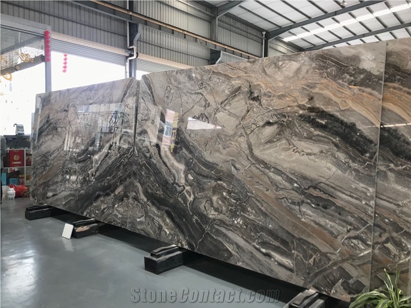 Italy Venice Brown Marble Slabs for Wall Decorate