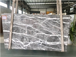 Pascal Grey Marble Polished Slabs for Feature Wall
