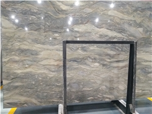 Silk Road Marble Wave Venis Polished Slab for Wall