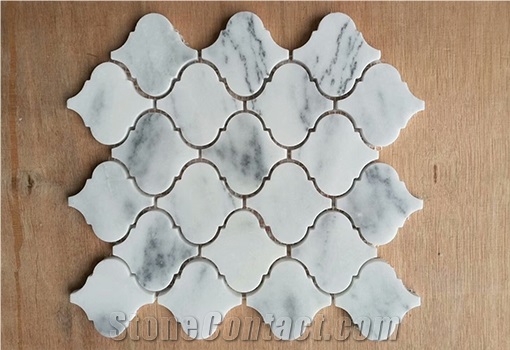 Bianco Carrara White Polished Mosaic Tile