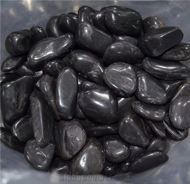 Best Quality Black Polished Pebble Wash