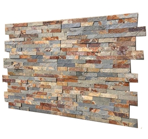 Decorative Stone Wall Panel Rusty Slate Tile