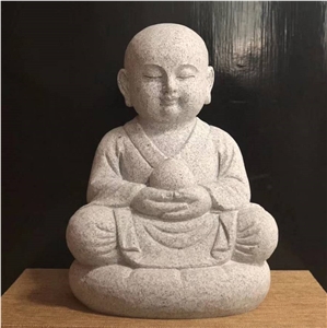 Hand Carved White Marble Large Buddha Statues