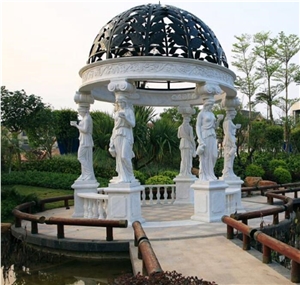 Natural Granite Gazebo Garden Pavilion