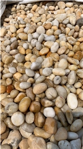 Natural River Stone Washed Yellow Pebble Stone