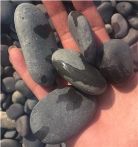 Natural Washed Dark Grey Pebble Stone River Pebble