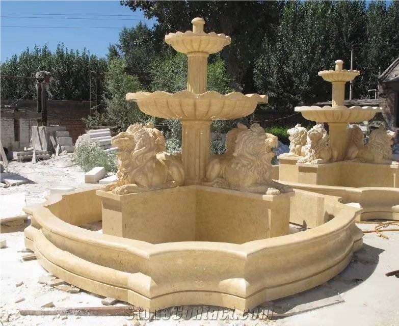 Outdoor Garden Marble Stone Fountain
